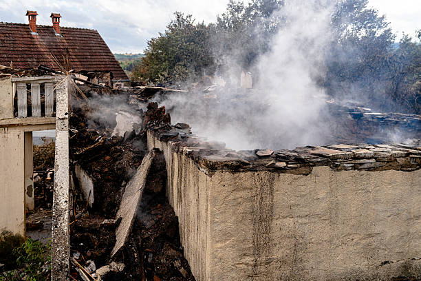 Professional Fire Damage Removal technician working in Foley, MN